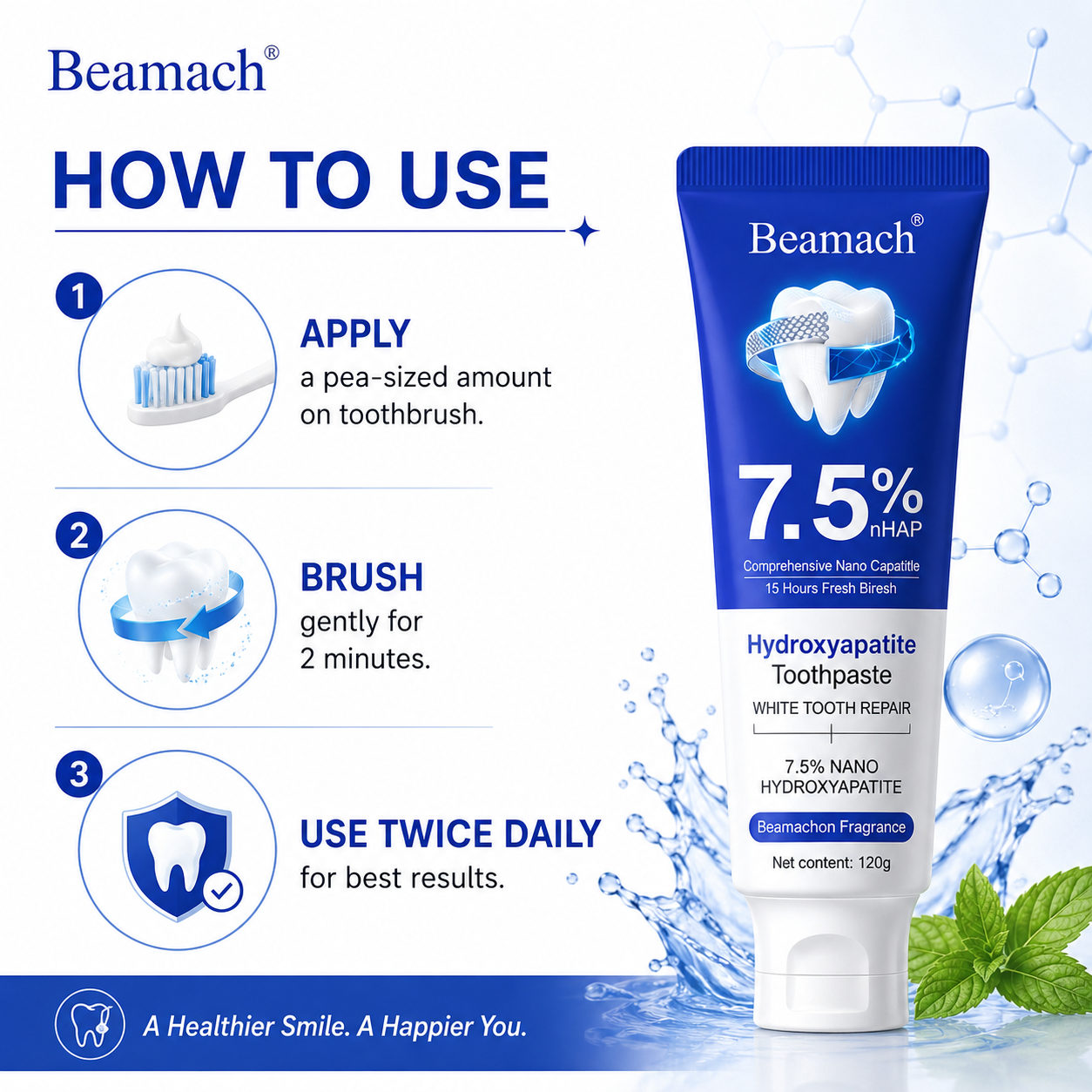 2 IN 1 BioActive Tooth Repair Paste for Strong Teeth